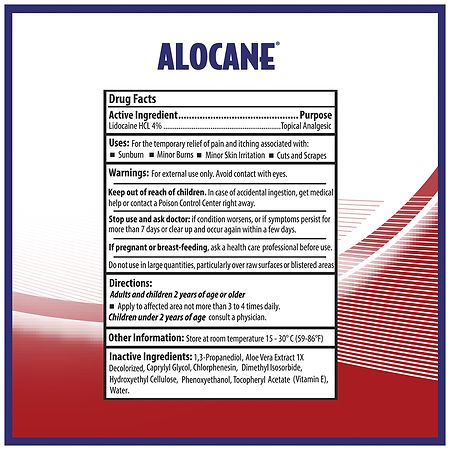 Save on Alocane Max Maximum Strength Emergency Burn Gel with Antiseptic  Order Online Delivery