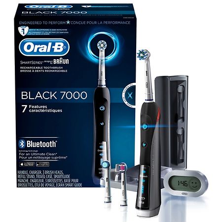 Oral-B 7000 SmartSeries Power Rechargeable Powered by Braun Black | Walgreens