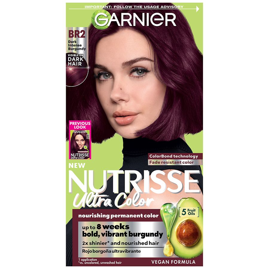 Garnier Nutrisse Ultra Color Nourishing Bold Permanent Hair Color Creme ...