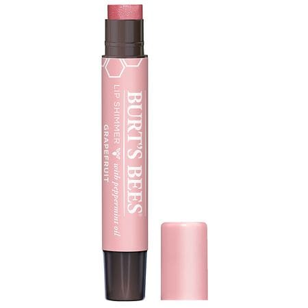 Burt's Bees Lip Shimmer 1 Tube, Grapefruit
