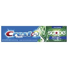 Crest Complete Plus Scope Outlast + Whitening Long Lasting Mint