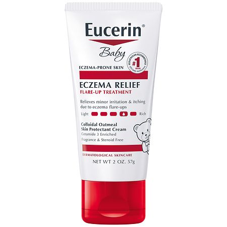 taxi Stoel Waarschuwing Eucerin Baby Eczema Relief Flare Up Treatment Fragrance Free | Walgreens