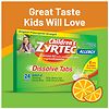 Children's Zyrtec 24 Hour Allergy Relief Dissolve Tablets Citrus