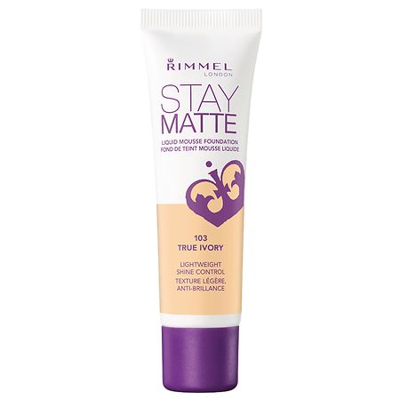 Rimmel Stay Matte Foundation, True Ivory, 1 oz