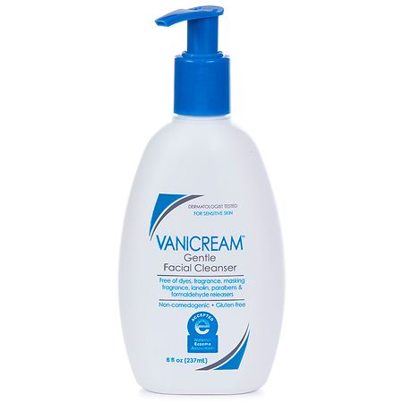 Vanicream Gentle Facial Cleanser for Sensitive Skin Fragrance Free
