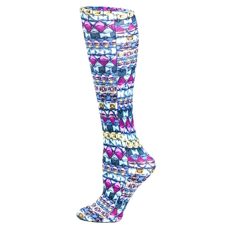 Celeste Stein Emerald Dazzle 1520 mmhg Compression Sock Multi Walgreens