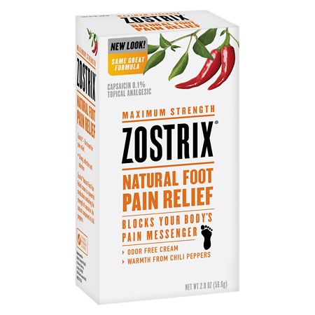 Zostrix High Potency Foot Pain Relief Cream