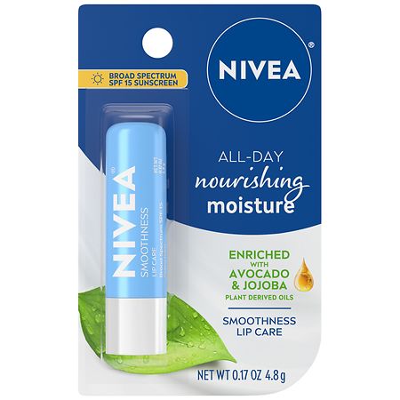 Nivea Smoothness Hydrating Lip Care with SPF 15 Shea Butter & Aloe