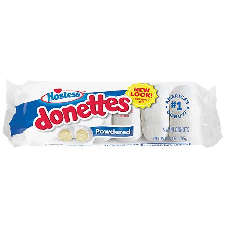 Hostess Donettes Single Serve Powdered Sugar