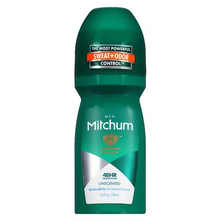 Mitchum Men Roll-On Antiperspirant & Deodorant Unscented