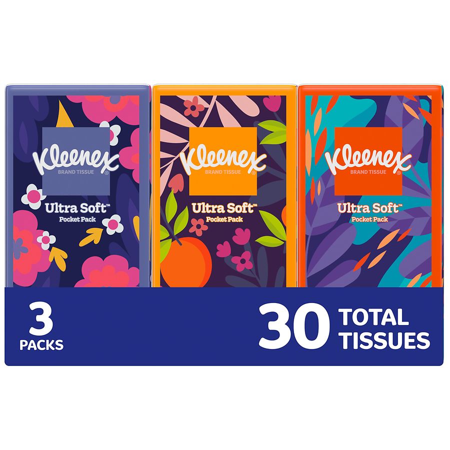 Kleenex Facial Tissues, 3-Ply | Walgreens