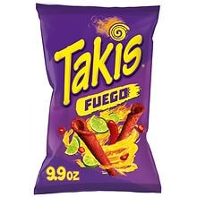 Takis Fuego Kettlez Hot Chili Pepper & Lime Kettle-Cooked Potato Chips, 8  oz - Food 4 Less