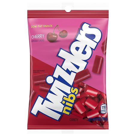 Twizzlers Nibs Chewy Candy Cherry Flavored