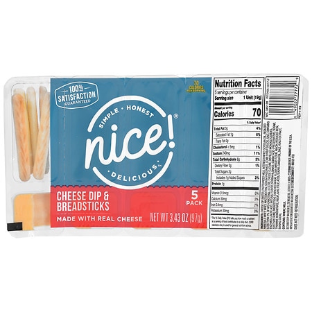 Nice! Cheese Dip & Breadsticks