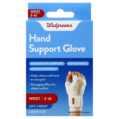 Walgreens Hand Support Glove Small/ Medium Beige
