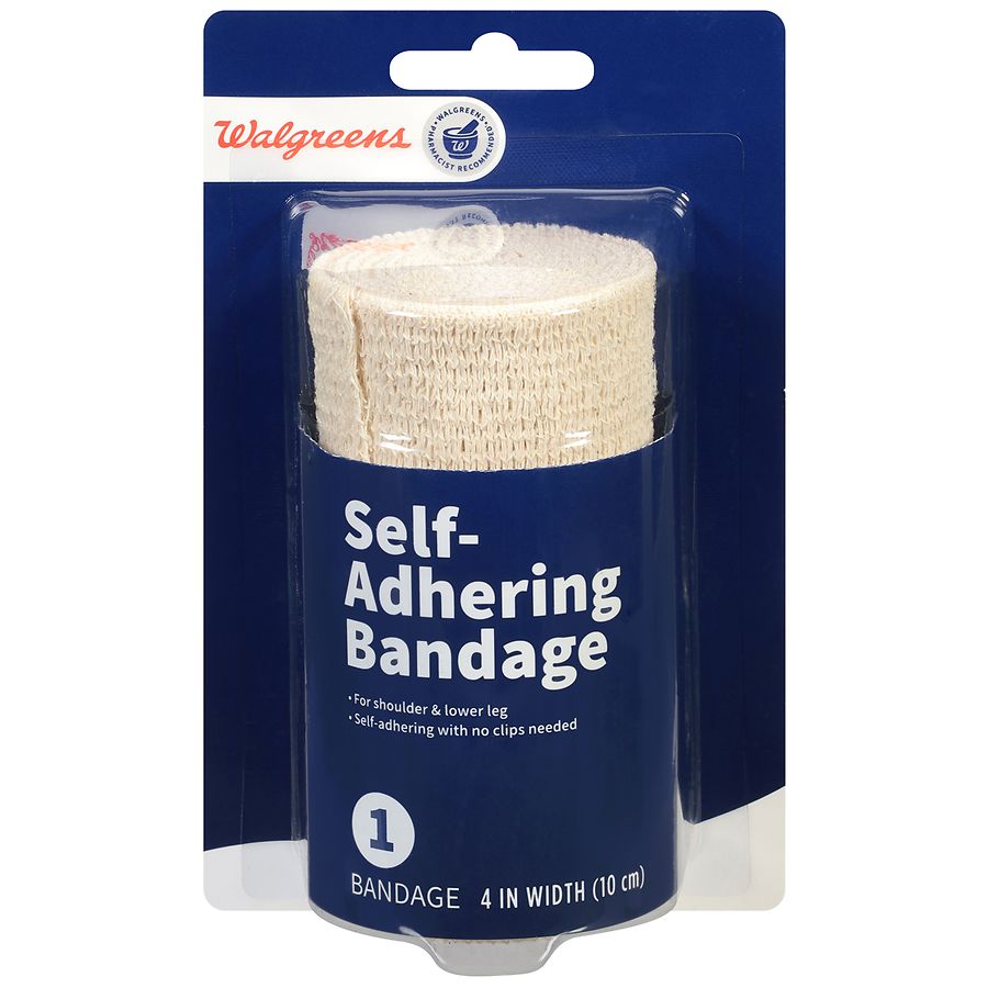 Walgreens Self-Adhering Bandage 4 Inch Width