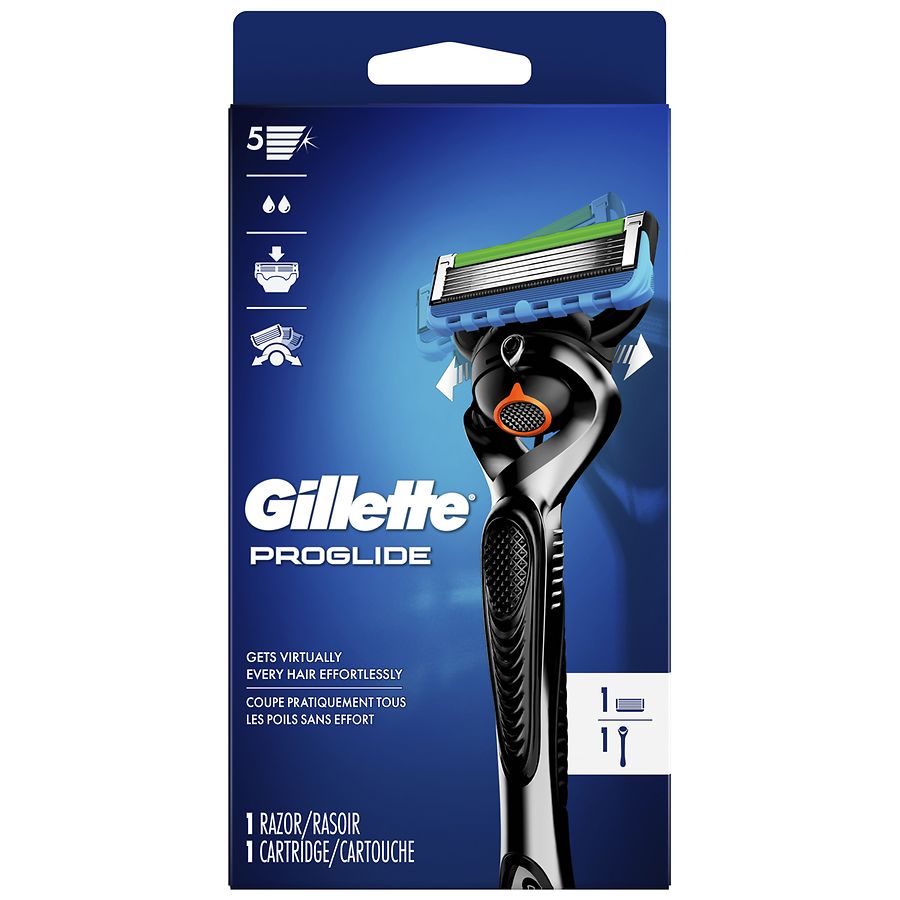 Gillette ProGlide Men's Razor Handle + 1 Blade Refill