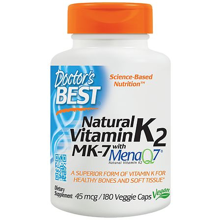 Doctor's Best Natural Vitamin K2 Veggie Caps