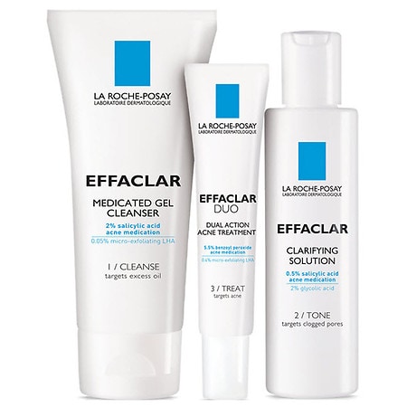 komprimeret Stjerne brænde La Roche-Posay Effaclar Dermatological Acne Treatment System for Face Oil  Free | Walgreens