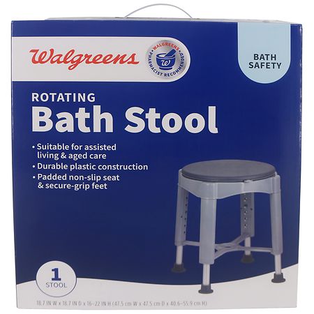 Walgreens Bath Stool w/ Rotating Seat