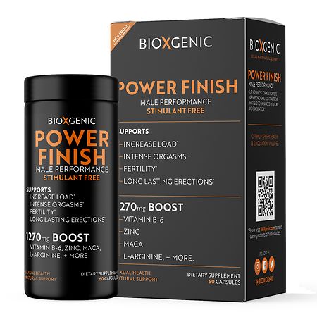 BioXgenic Power Finish Male Performance Capsules Walgreens