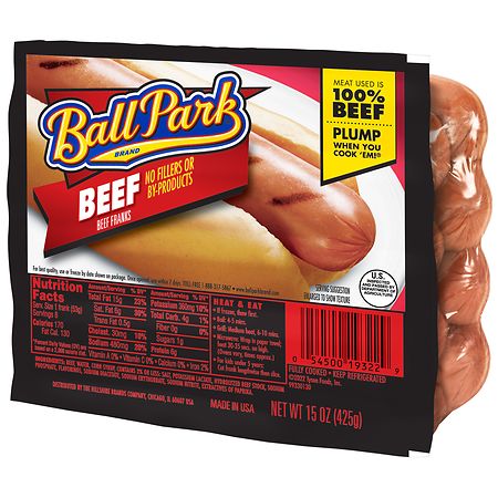 Ball Park Beef Hot Dogs Beef