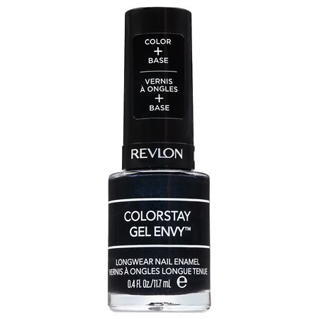 Revlon ColorStay Gel Envy Longwear Nail Enamel, Black Jack | Walgreens