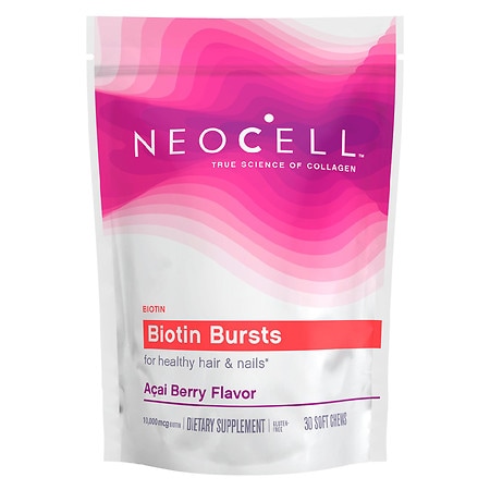 NeoCell Biotin Bursts Chews Acai Berry