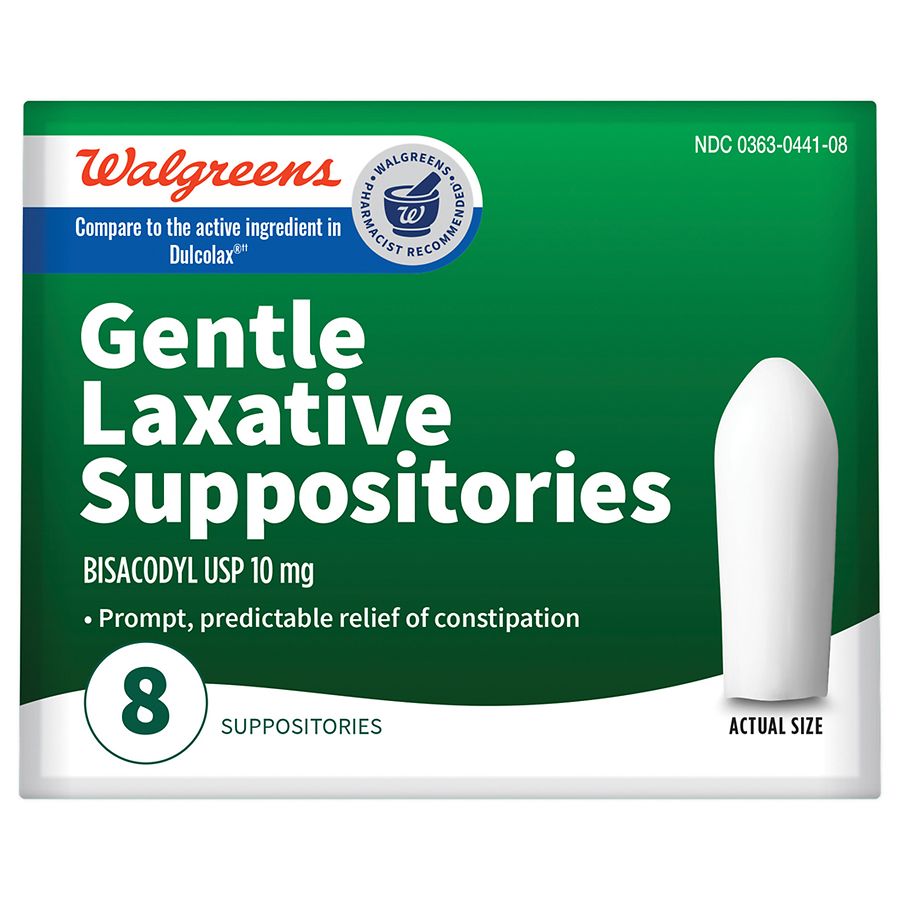 The Magic Bullet Suppository, Bisacodyl-based Laxative, 10mg (Box of 100) 