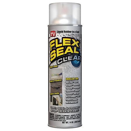 Flex Seal Liquid Rubber Sealant Coating Spray Clear