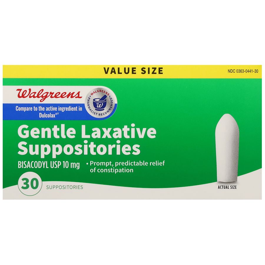 Dulcolax Gentle And Predictable Fast Relief Laxative Suppositories