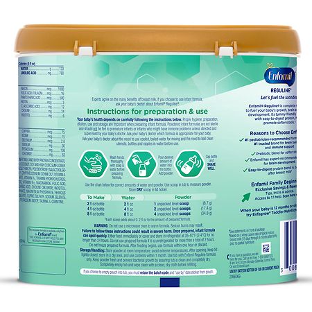 Enfamil reguline hot sale infant formula