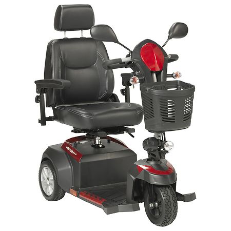 Drive Medical Ventura Power Mobility Scooter 20" Seat Red & Blue