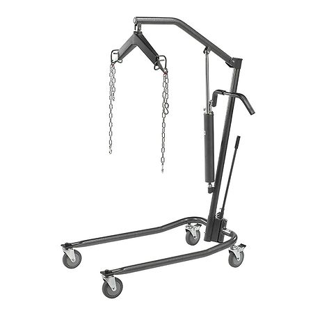Drive Medical Hydraulic Patient Lift with Six Point Cradle Silver