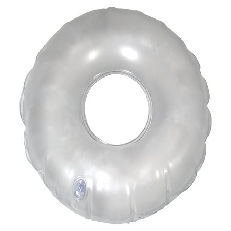 Drive Medical Inflatable Vinyl Ring Cushion Gray