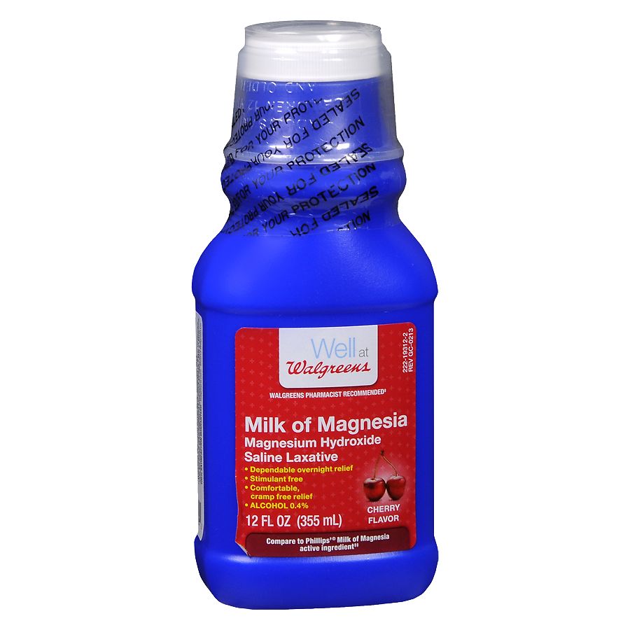 Rite Aid Pharmacy Milk of Magnesia, 1200 mg, Wild Cherry Flavor, 26 fl oz  (769 ml)