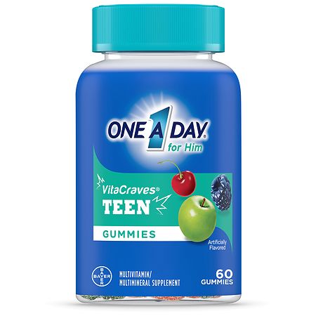 One A Day VitaCraves For Him Teen Multivitamin Gummies Assorted