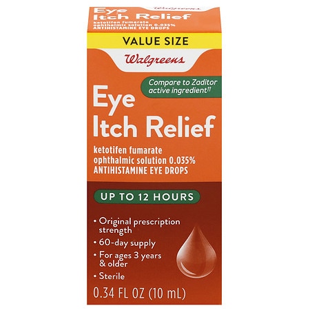 Walgreens Eye Itch Relief Drops