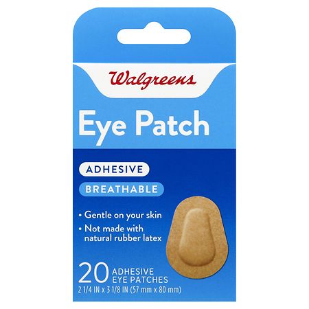 Walgreens Non-Sterile Eye Patches 2.25x3.125 2 1/ 4 inch x 3 1/ 8 inch