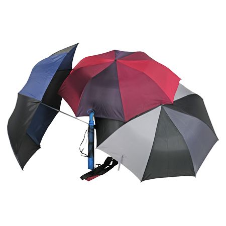 West Loop Folding 2 Person-Combo 56 inch Umbrella Black