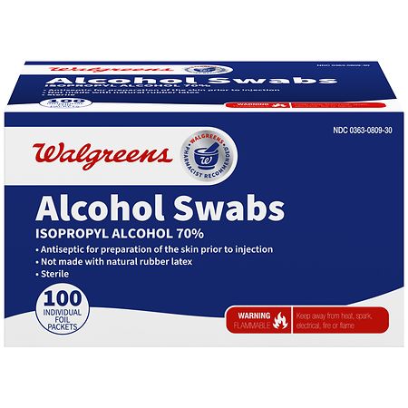 Walgreens Alcohol Swabs