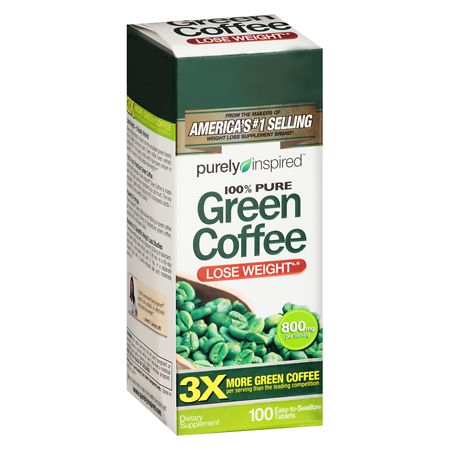 Purely Inspired Green Coffee Bean, Tablets