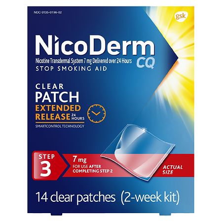 NicoDerm CQ Step 3, Nicotine Patches to Stop Smoking