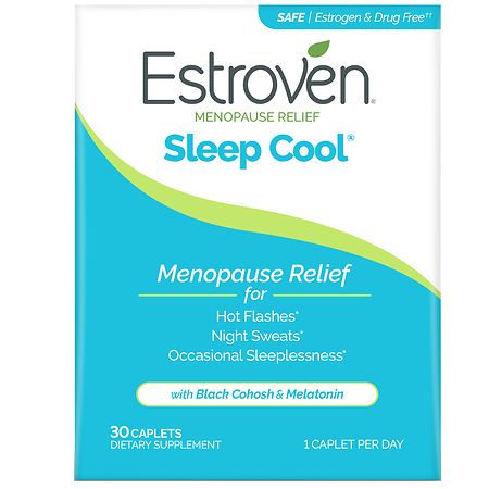 Estroven Sleep Cool for Menopause Relief, Night Sweats & Hot Flash Relief