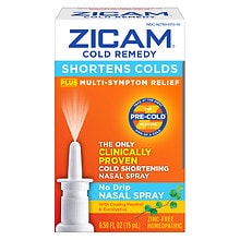 Save on ZICAM Cold Remedy No Drip Nasal Spray with Cooling Menthol &  Eucalyptus Order Online Delivery