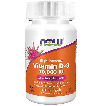 UPC 733739003768 product image for NOW Foods Vitamin D-3 10,000 IU - 120.0 ea | upcitemdb.com