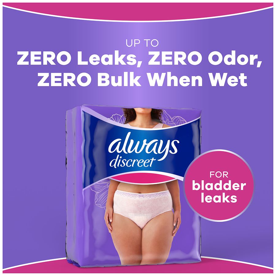 Always Discreet Reimagined Adult Diapers for Women XL/XXL | Walgreens
