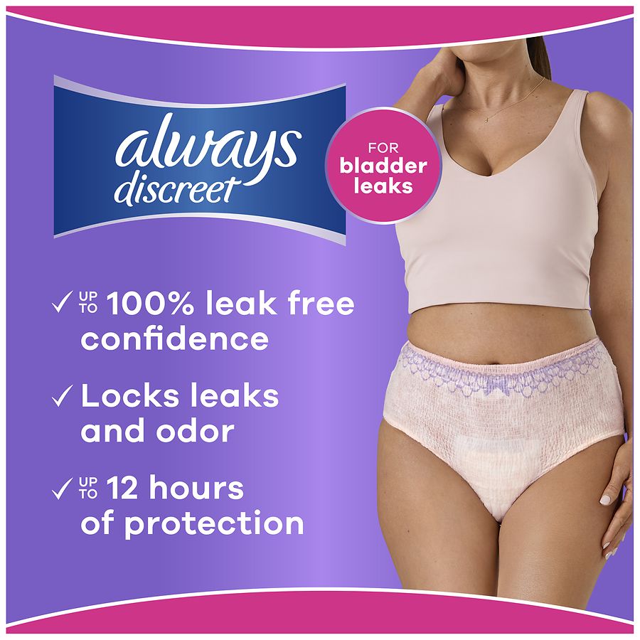 Always Discreet Reimagined Adult Diapers for Women XL/XXL | Walgreens