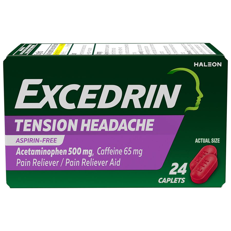 Excedrin Tension Headache, Caplets - 100 caplets