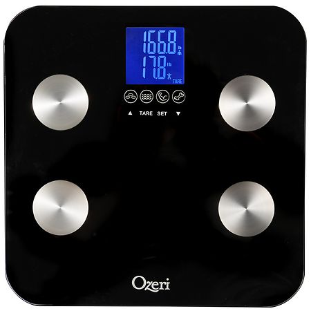 Ozeri Touch Total Body Bath Scale up to 440 lbs Black